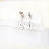 New Rear Hanging Butterfly Earrings Temperament Earrings for Women High-end Jewelry Gifts