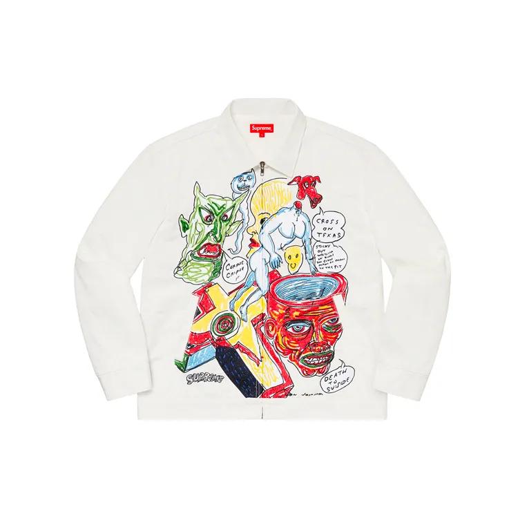 Supreme Daniel Johnston Embroidered Work Jacket (Unisex) Jackets SUP SS20 631
