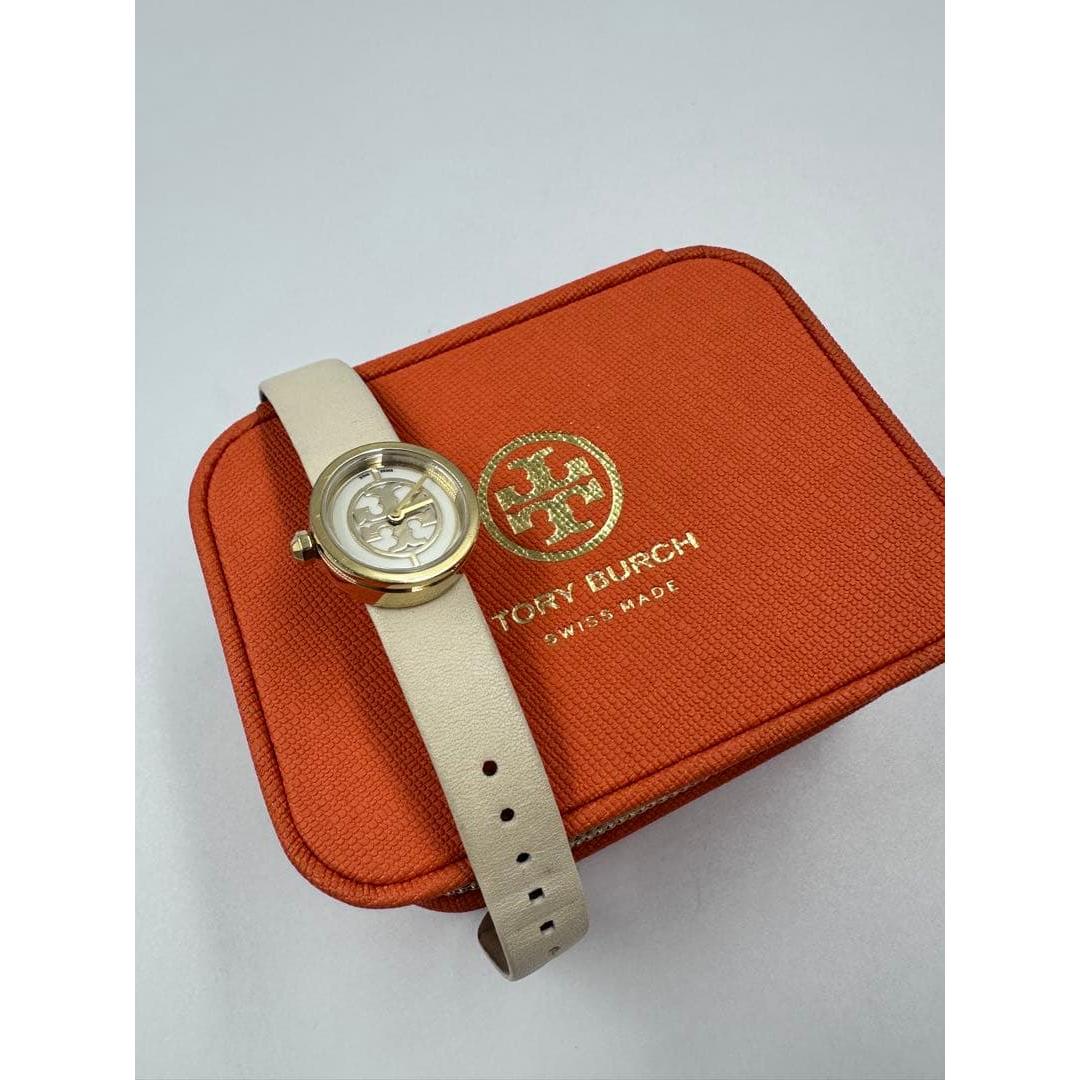 Used [Good condition, 4 colors of belt included] Tory Burch watch Swiss made change belt