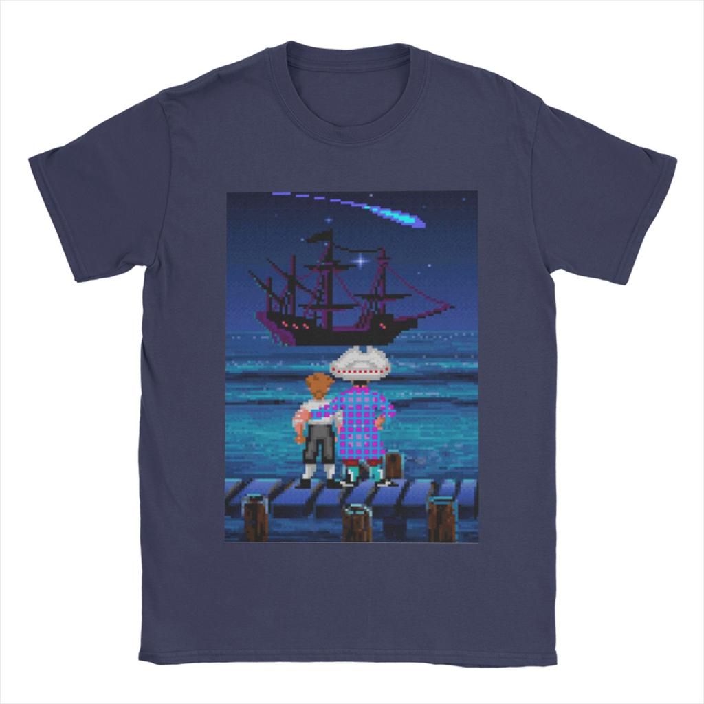 Monkey Island Guybrush and Stan Tee Shirt for Men Women Fashion T Shirts  100% Cotton Clothing