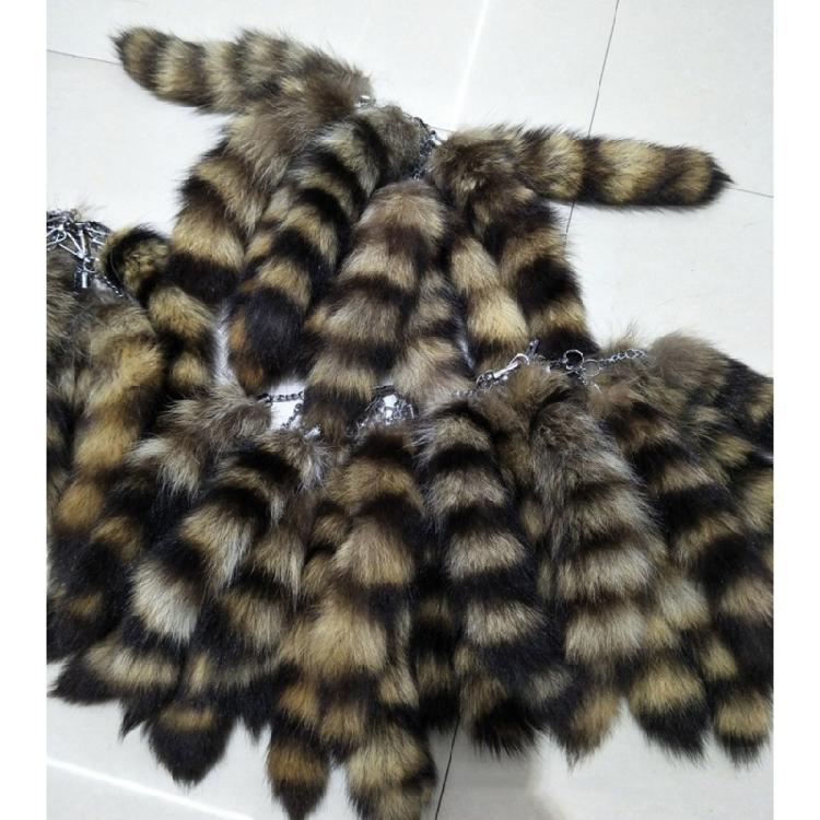 Key-Chain Bags Charm Keys Holder Couple Keyrings for Backpack Car Decoration Large Furry Tail Key Rings Pendant