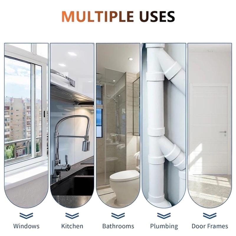 3Pcs Universal Sealant Saver Cap & Glue Nozzle Cleaner Prevents Glue from Drying,Cleans Blockages Residues for Home Improvement