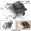 Solid Orange Persian, Ragdoll, Somali, and Blue Short-haired Cat Simulation Models