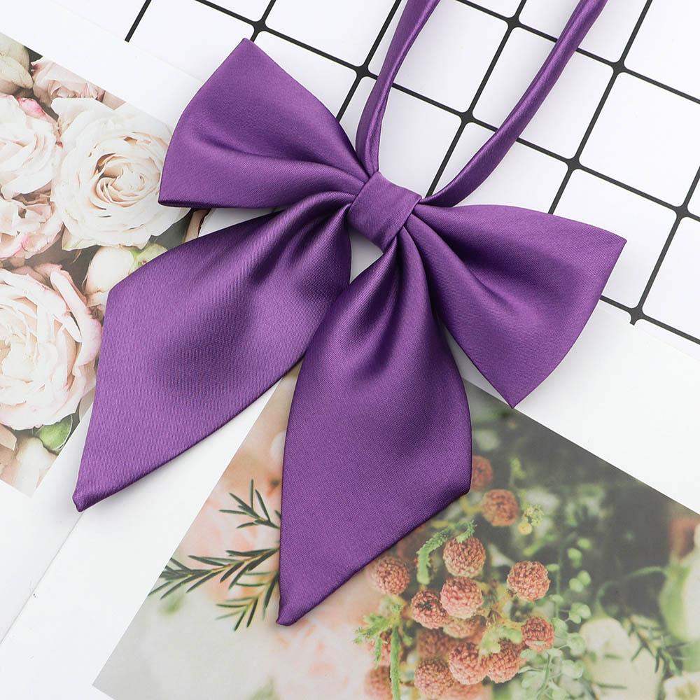 Perfect Match Colorful Women‘S Shirts Bowtie Ladies Girl School Wedding Party Bowknot Pink Bule Black Classic Butterfly Knot Suits Accessories
