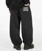 EIGHTVOLUME Ev Balloon Oversized Wide Elastic Denim Pants (Dark Denim)