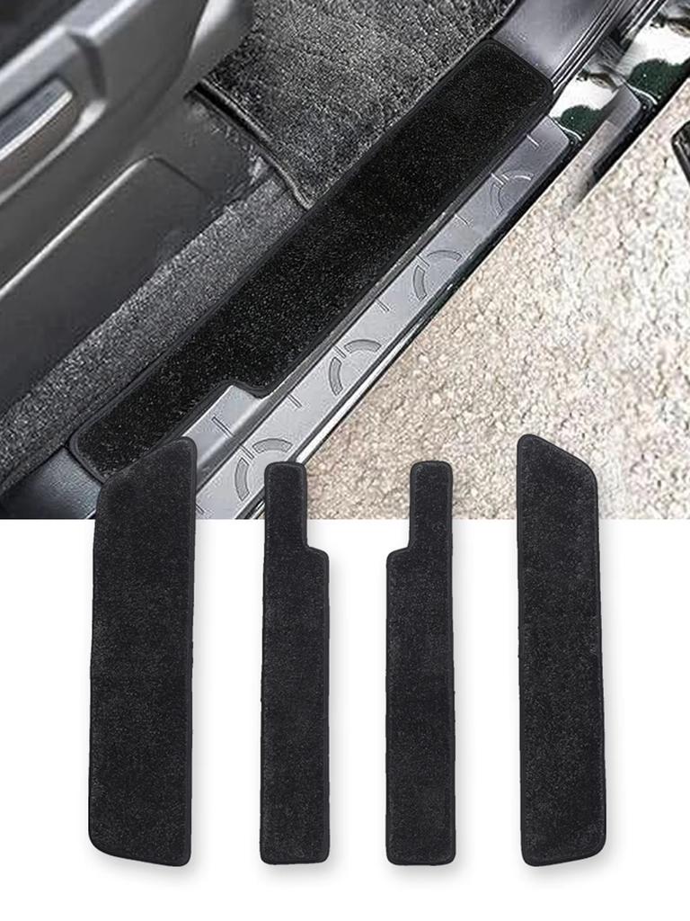 4pcs/Set for Mitsubishi DELICA D:5 D5 2019 2020 Front Rear Pad Door Sill Protect Carpet Floor Mats Car Interior Accessories
