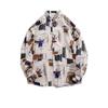Men's Long-Sleeve Loose-Fit Shirt - Autumn/Summer Korean Style with Trendy Hong Kong Ins Print