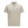 ANEW GOLF Men Woven Patch Point Short T-Shirt_Be