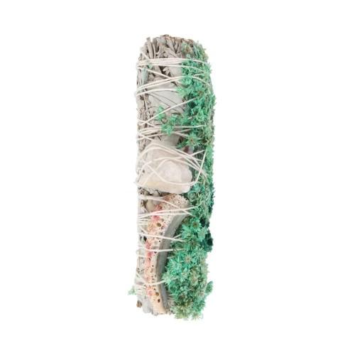 Something Different White Sage Quartz Smudge Stick Wand