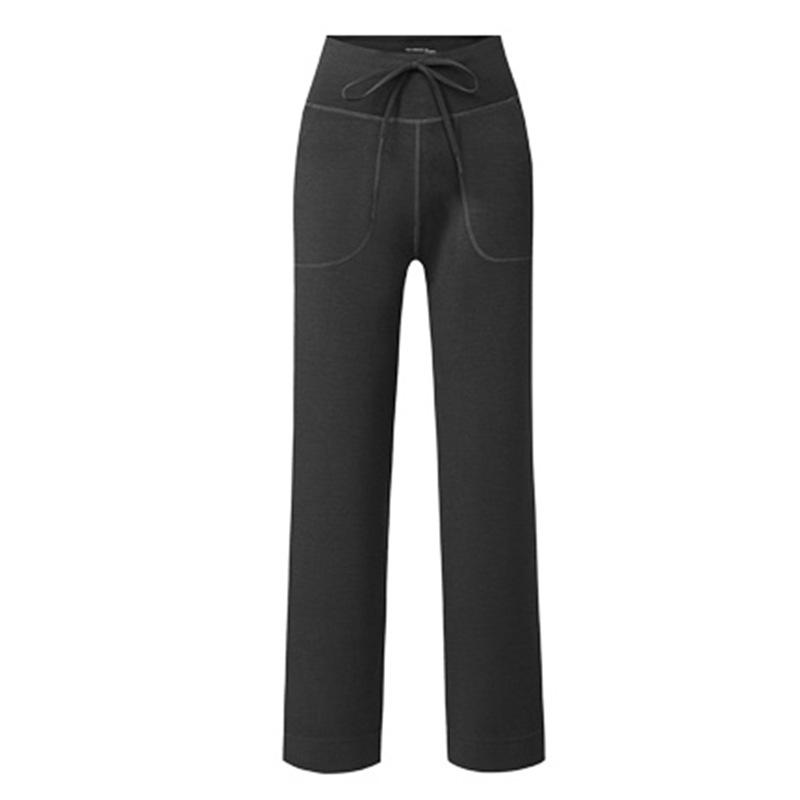 

2026 Spring Women s High-Waisted Modal Slimming Drawstring Straight Leg Pants Extra Large