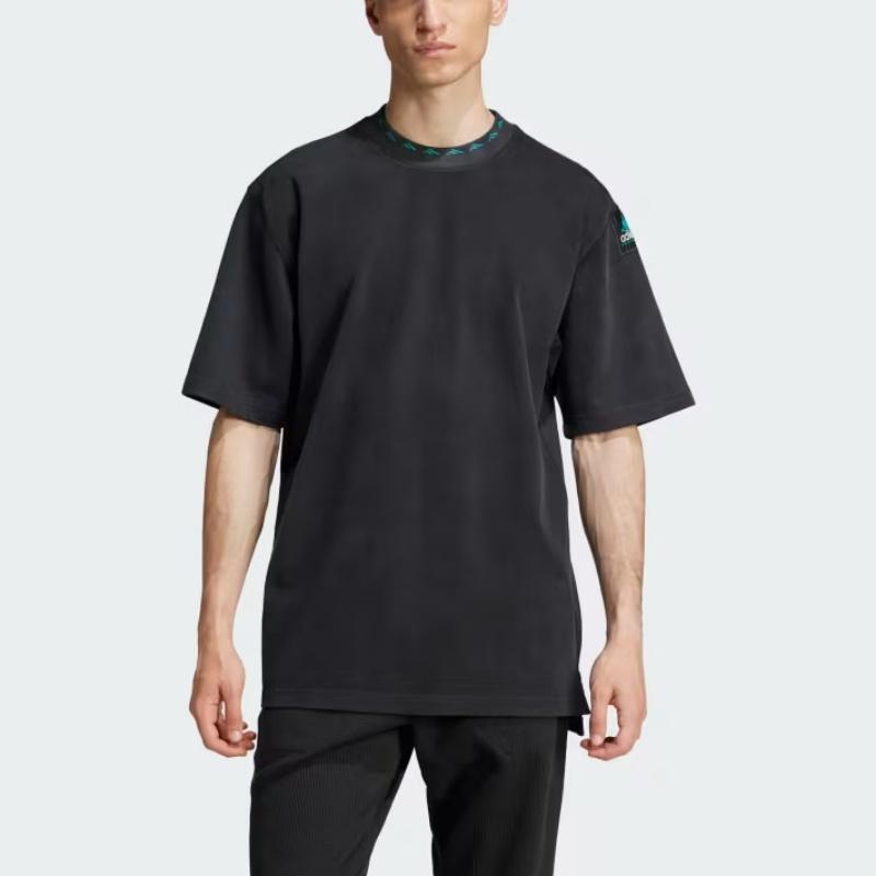 Adidas Equipment Series FW24 Crew Neck Pullover Sports Short Sleeve T-Shirt Men Tops Black JL9286