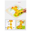 Montessori Wooden Toys Wood Puzzle Cartoon Animals Cognitive Jigsaw Puzzle Early Learning Educational Toys for Children Gift