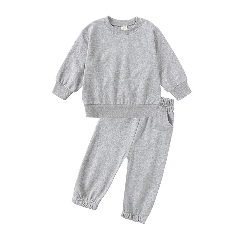 Kids' Hoodie & Pants Set - Casual 2-Piece Sportswear For Children