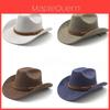 Traditional Knot Pattern Wool Felt Hat With Wide Brim For Men And Women
