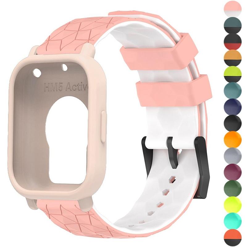 Protector Case+Silicone Strap for Xiaomi Redmi Watch 5 Active/5 Lite Anti-drop Cover Screen Soft Shell Breathable Sport Band
