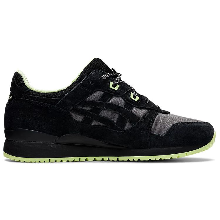 Asics Gel-Lyte 3 Casual Retro Low-Top Running Shoes Men sneaker Black Gray 1203A186-001