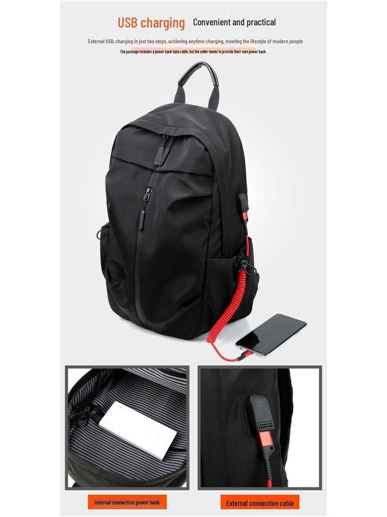 Dual Shoulder Business Casual Backpack - Large Capacity for Travel, Commute, or School