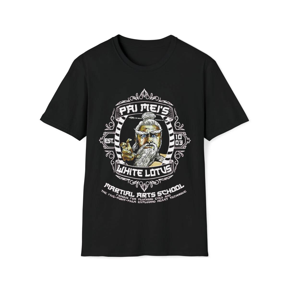 

Pai Mei s White Lotus Martial Arts School Kill Bill Classic Movie T-Shirt L