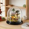 ZKEIZU Miniatur-Puppenhaus DIY-Bausatz Transparente LED-Geschenkbox, Holz, Handgefertigt, Benötigt, Gehäuse, Enthalten, Geburtstag/Weihnachten