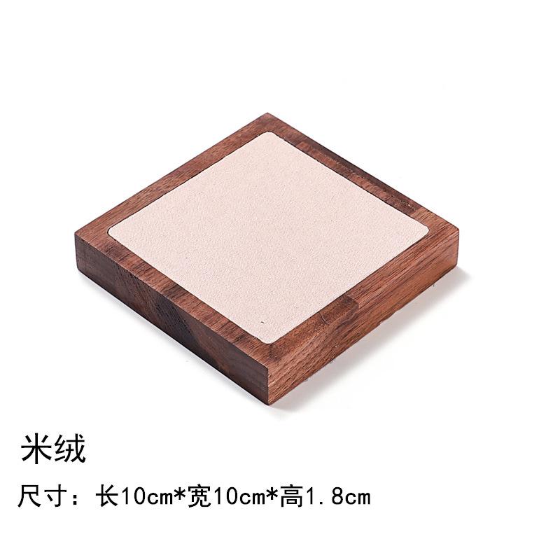 Walnut Jewelry Display Stand Combination Set Jewelry Display Ring Jewelry Look Pallet Necklace Display Model Stand