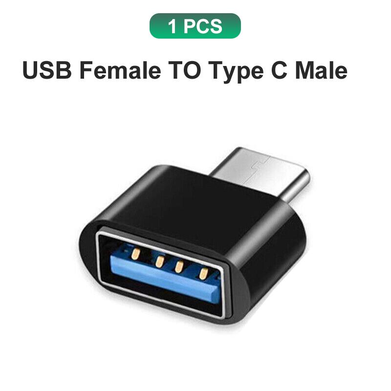Type C to USB Adapter 3.0 USB-C 3.1 Male OTG A Female Data Connector For MacBook Pro iPad Mini 6/Pro MacBook Air Type C Devices 3
