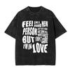 Tame Impala Deadbeat Grafik T-Shirt Vintage gewaschen Psychedelic Rock Unisex Lässiges Baumwoll-T-Shirt Herren Übergröße Kurzarm