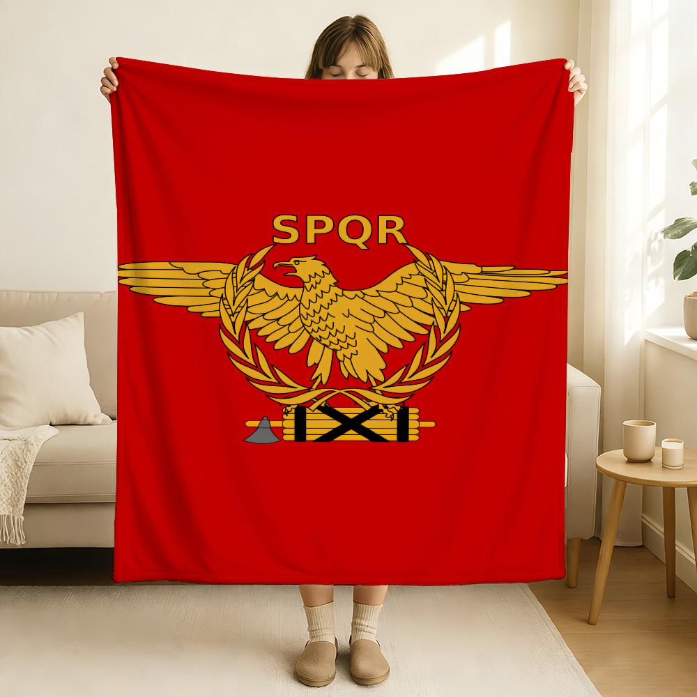 Mode SPQR Decke Weich und Hautfreundlich Für Couch Bett Nickerchen Tagesdecke Alle Jahreszeiten Bettdecke
