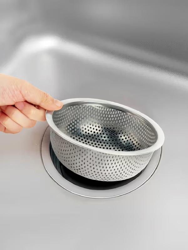 

Daiso Stainless Steel Drain Strainer - 13.5cm