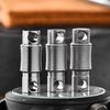 Titanium Alloy Rotating Ring Buckle Keychain Waist Belt Buckle Spring Lock Keyring Outdoor Tool EDC Unboxing Tool