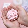 Love Flower Silicone Mold DIY Heart Shaped Rose Scented Candle Plaster Soap Resin Molds Handmade Chocolate Dessert Cake Tool