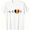 Fun I Love Belgium Pattern Print Kids T-shirt Summer Girls Boys Casual Fashion Tops Kids O-Neck Short Sleeve T-shirt Clothing