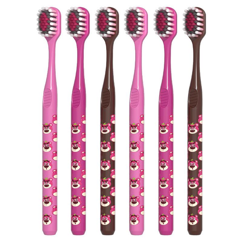 Cherry Bear Mountain Soft Toothbrush, Suitable for Travel and Family Use, Suitable for Deep Oral Cleaning for Men and Women