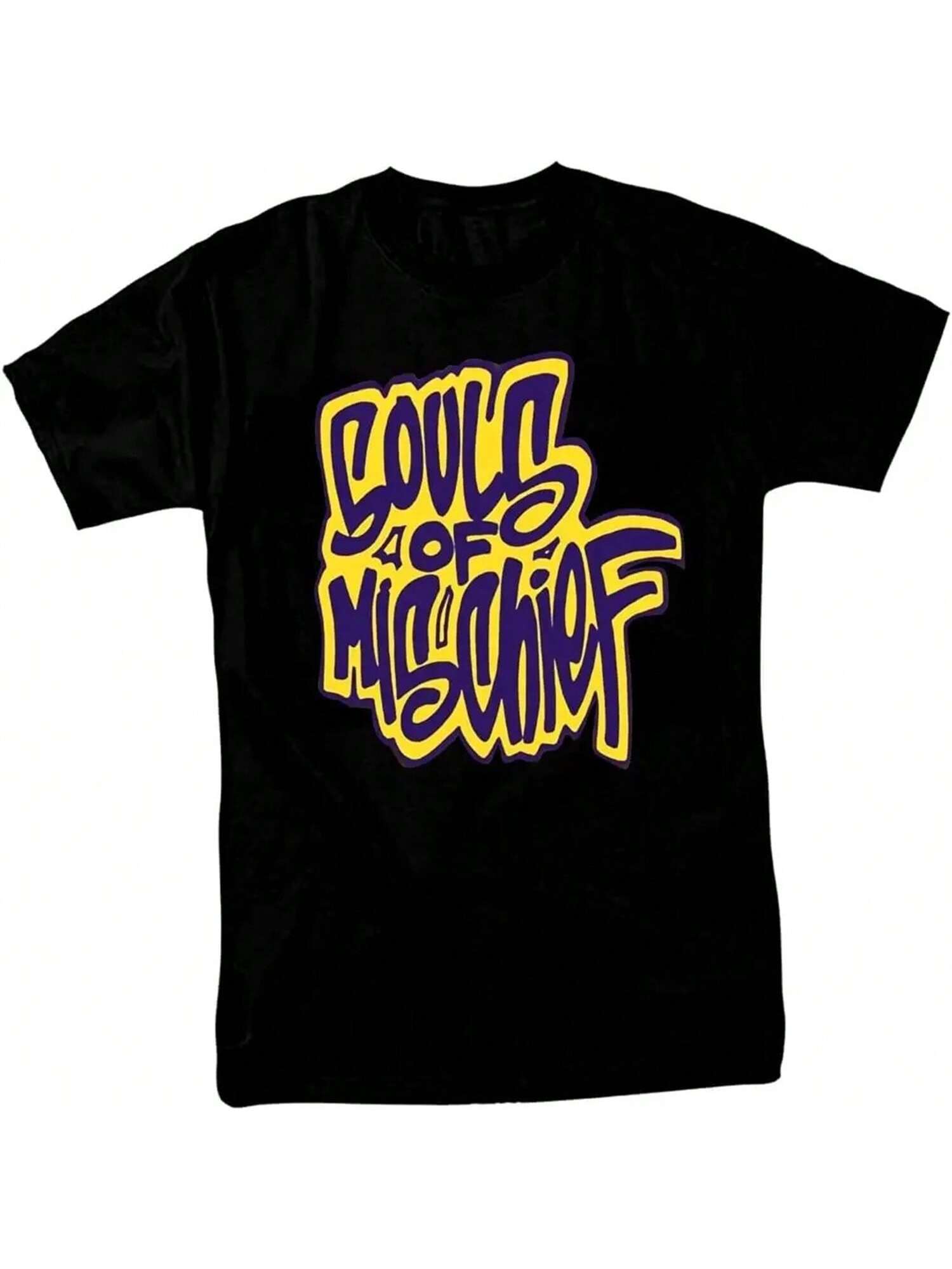 XLUMIO Souls Of Mischief Black Casual Crew Neck Short Sleeve T-Shirt S разноцветный