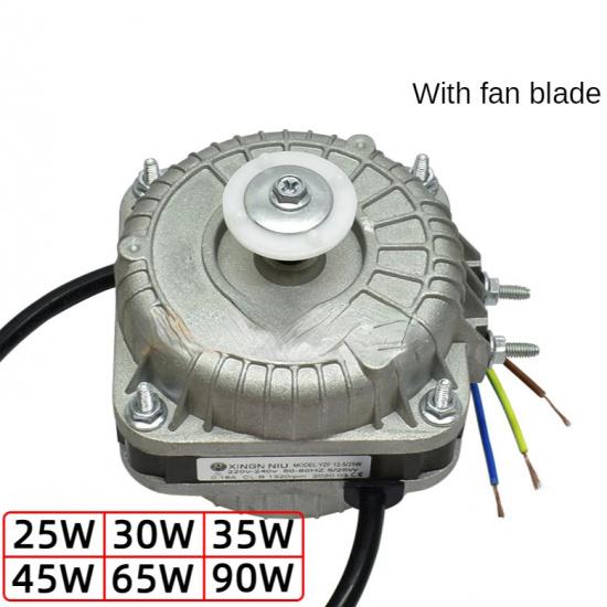 220V 25W30W45W65W90W Manufacturers Wholesale Spot Refrigerator Freezer Cooling Motor No Cover Condenser Fan Motor