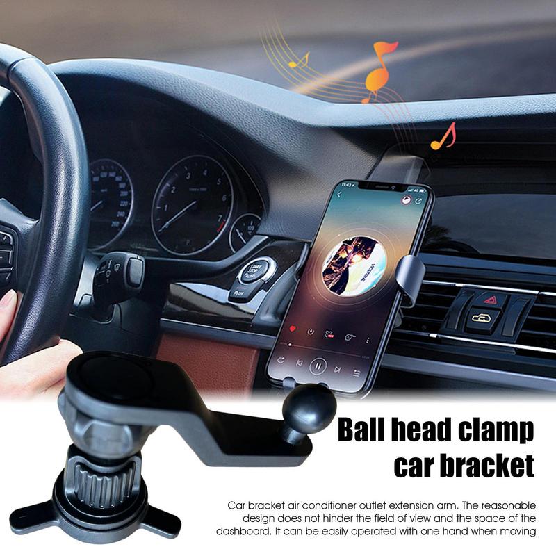 Clip pentru aerisire Suport telefon auto Suport stabil pentru telefon auto Suport aerisire orificiu cârlig de blocare Suport stabil pentru telefon auto