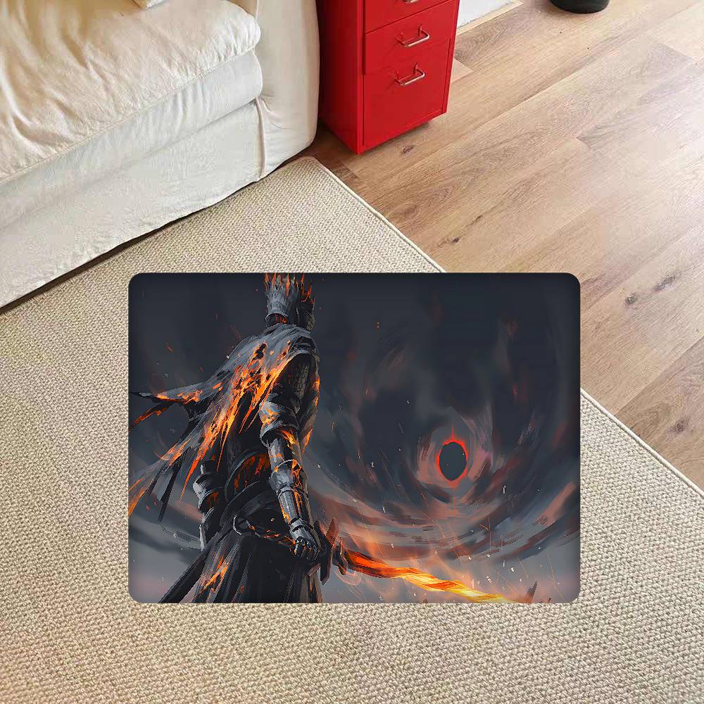 Dark Souls Room Mats Non-Slip Laundry Room Mat Laundry Decor Balcony Child Living Room Household Carpets