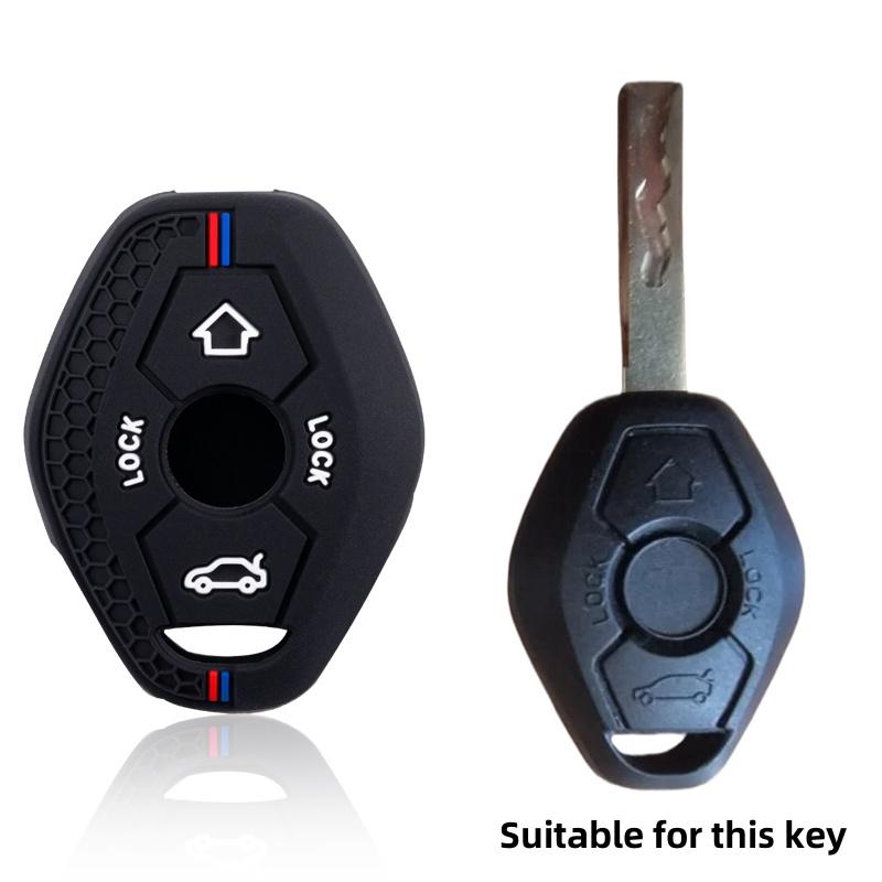 Silikon Auto Schlüsselabdeckung Hülle für Bmw X5 E53 X3 F83 E46 E39 E38 E60 E63 E61 E64 Serie 3 5 7 330I Z3 Z4 E85 E86 M5 325I