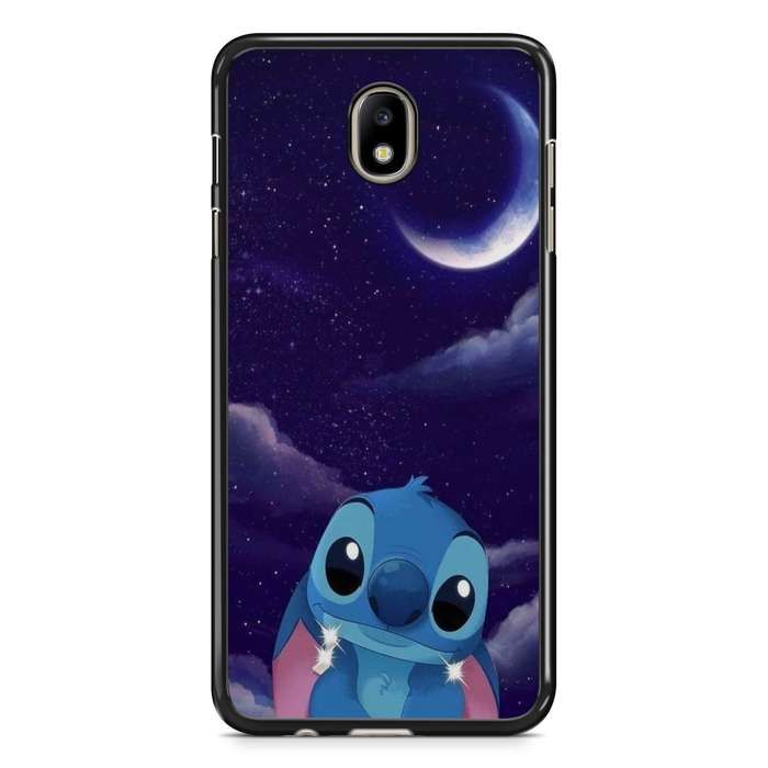 Coque de téléphone - Coque en Folie - Compatible Samsung Galaxy J5 2017 ( J530 ) Stitch Disney Dessin animé Ref 450 nero