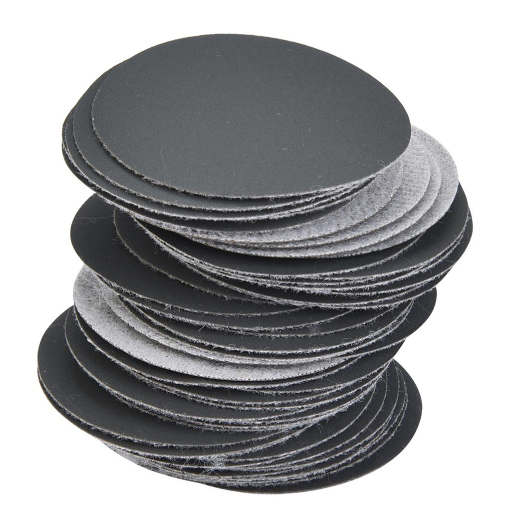 50pcs Hook and Loop 50mm Sander Disc Sanding Polishing Paper Pads Abrasive Sandpaper (#1500)