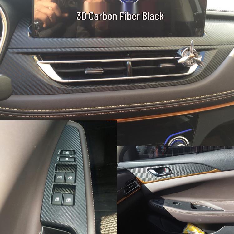 Eado DT Modified Interior Carbon Fiber Decor Sticker for Console & Door Panels