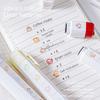 Cute Detachable Arrival Cute To Do List Journal Stamp Multi-Head Portable Diary Seal Seal Pen Gift