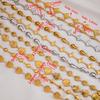 1M Stainless Steel Hip Hop Punk Butterfly Heart Ocean Shell Chain DIY Jewelry Necklace Bracelet Gold Plated Necklace Components