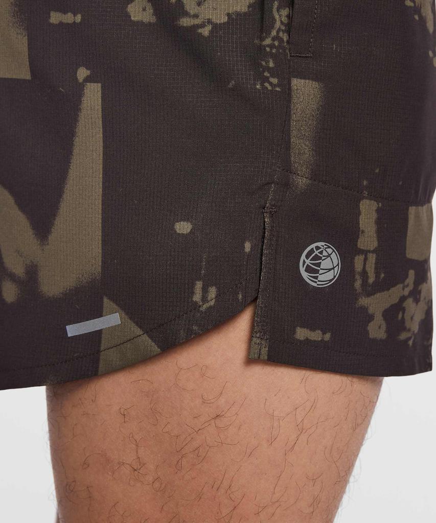 NIKE Stride Dry-Fit 5-Inch Brief-Lined Running Shorts M - Dark Hazel:Velvet Brown:Fit Moss / Iq6058-212