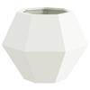 Planter White 50 X 50 X 40 Cm Steel