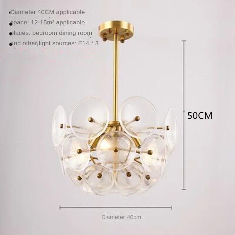 Led Modern Art Glass Ceiling Chandelier Round Models Hanging Light Lustre Pendant Lamp For Loft Living Dining Room Bedroom