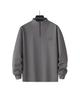 Men's Versatile Casual Half-Zip Long-Sleeve Stand Collar Hoodie Pullover for Autumn and Winter