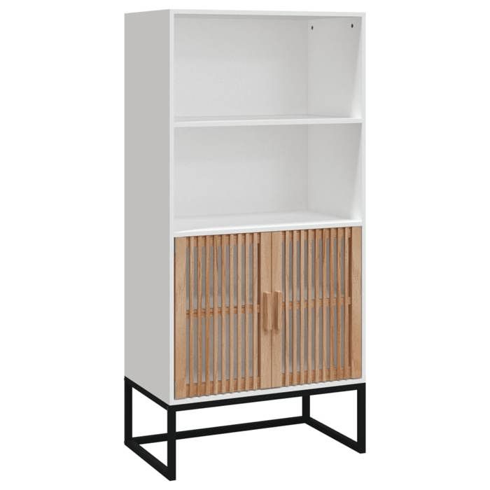 VidaXL Buffet blanc 60x35x125 cm bois d'ingénierie, buffet, meuble de rangement, placard, armoire, meuble de salon, meuble 352133