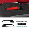 For Mazda CX‑5 2026‑2028 LHD RHD Car Rear Fog Light Eyebrow Trim Fog Lamp Cover Decor Exterior Accessories