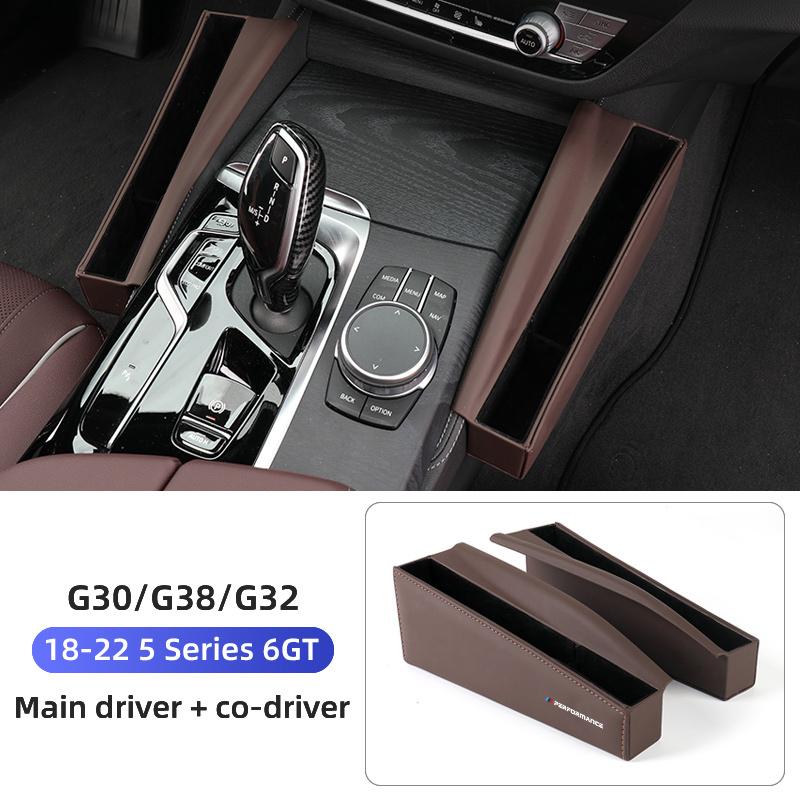 2025 Hot For BMW 5 Series 6GT G30 G38 G32 Car Central Storage Box Glasses Phone Holder Auto Seat Side Organizer Case Interior Ac