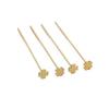 Copper Love Butterfly Five Pointed Star T-shaped Needle Pin For DIY Jewelry Making Craft Accessories